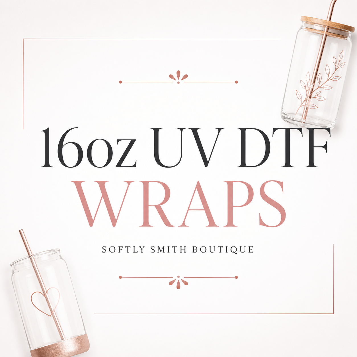 16oz UV DTF Wraps