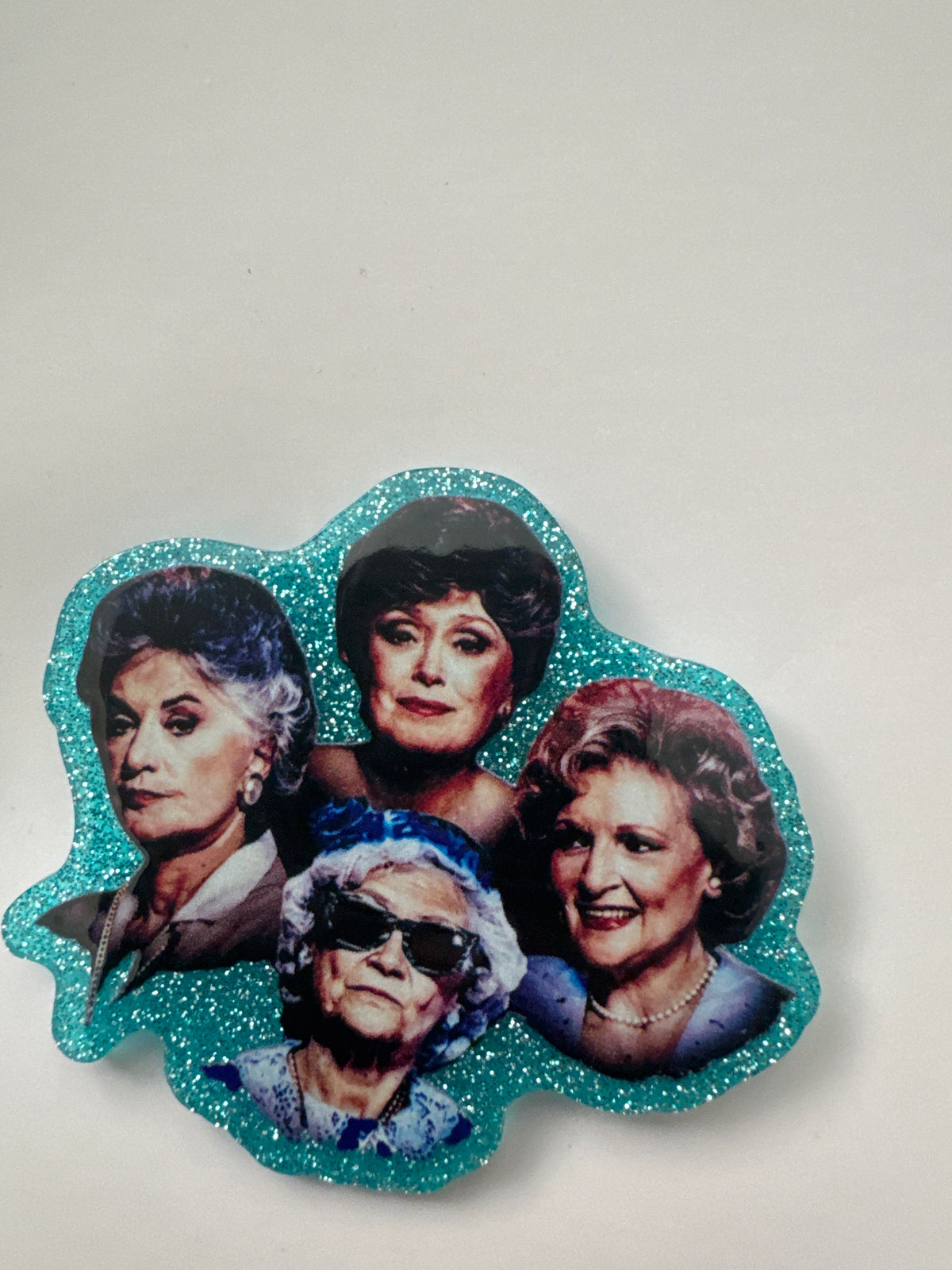 Golden Girls Teal Badge Reel