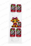 107-Dr Pepper Cherry UV DTF pen wrap