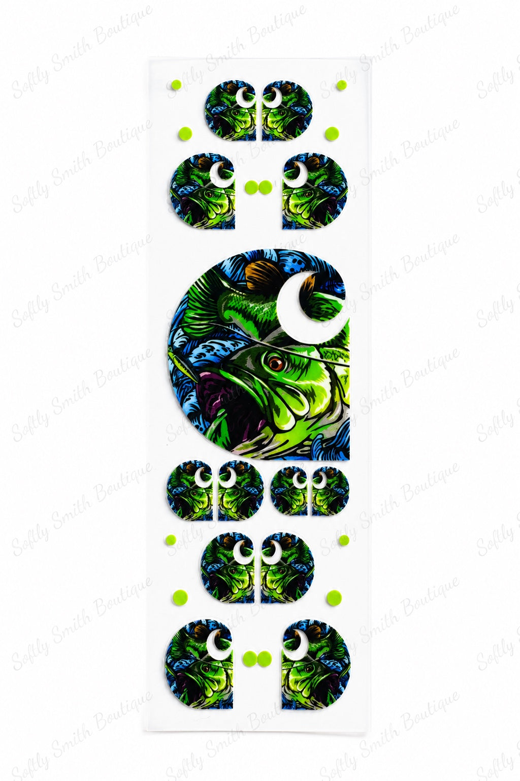 111-Fish UV DTF pen wrap