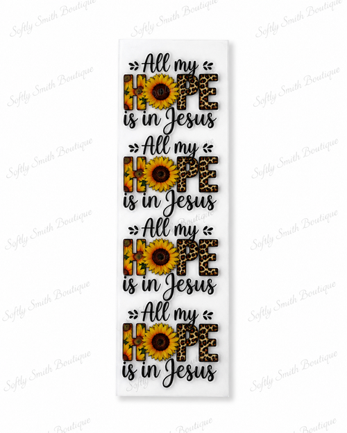 117-Hope in Jesus UV DTF pen wrap