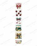 Summer vibes UV DTF kiss cut wrap strip with six designs