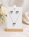 Midnight Bow Crystal Set