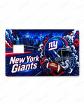 New York Giants UV DTF credit card wrap