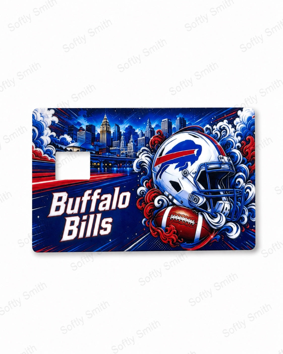 Buffalo Bills UV DTF credit card wrap