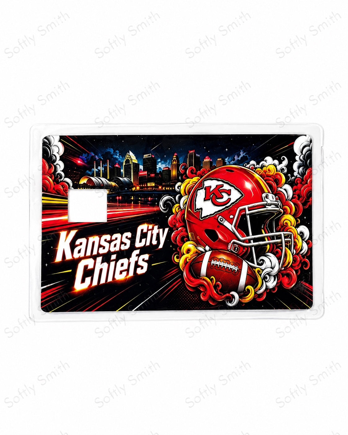 Kansas City Chiefs UV DTF credit card wrap