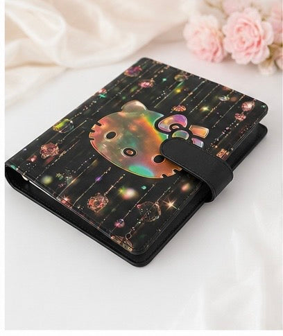 Midnight Kitty Glow A5 Binder