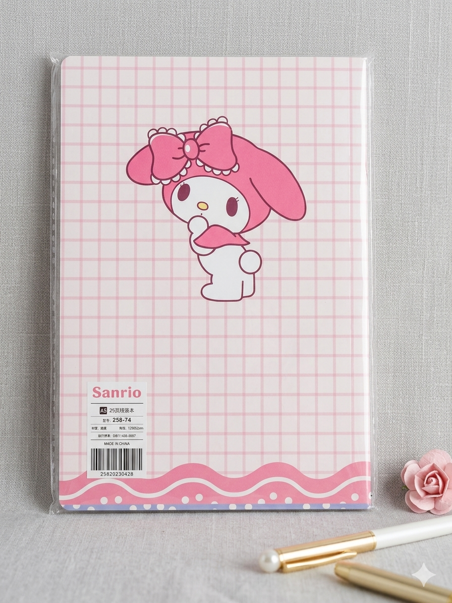 Pink Melody Love A5 Notebook