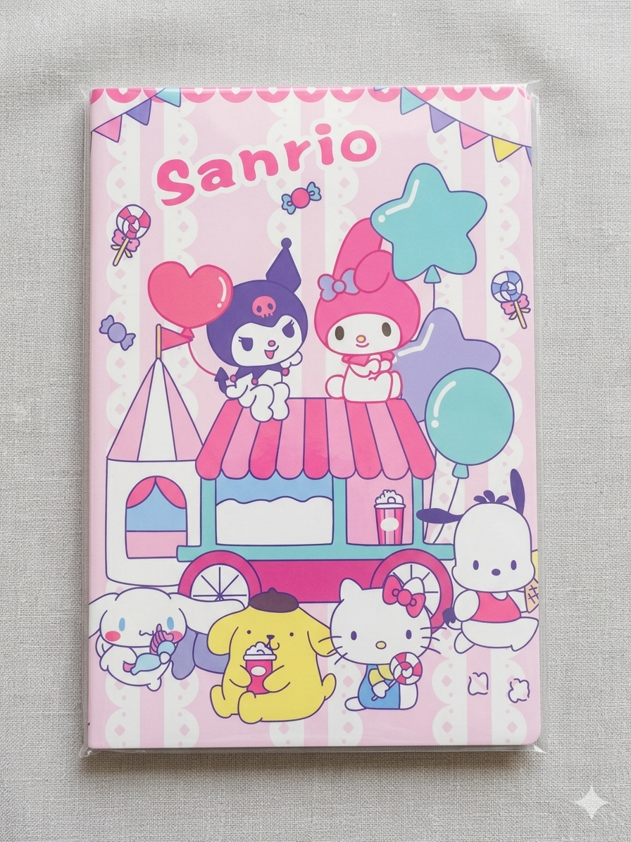 Pink Sweet Party Friends A5 Notebook