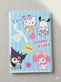Blue Happy Time Friends A5 Notebook