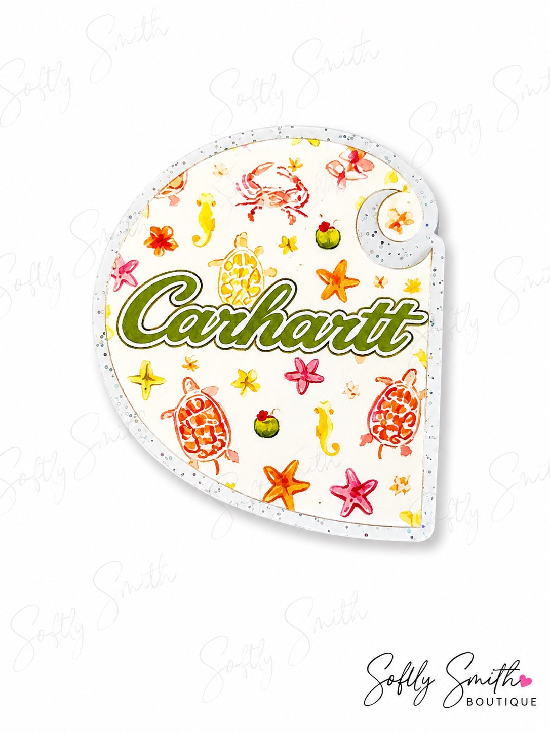 A004 Carhartt sea life 5cm acrylic