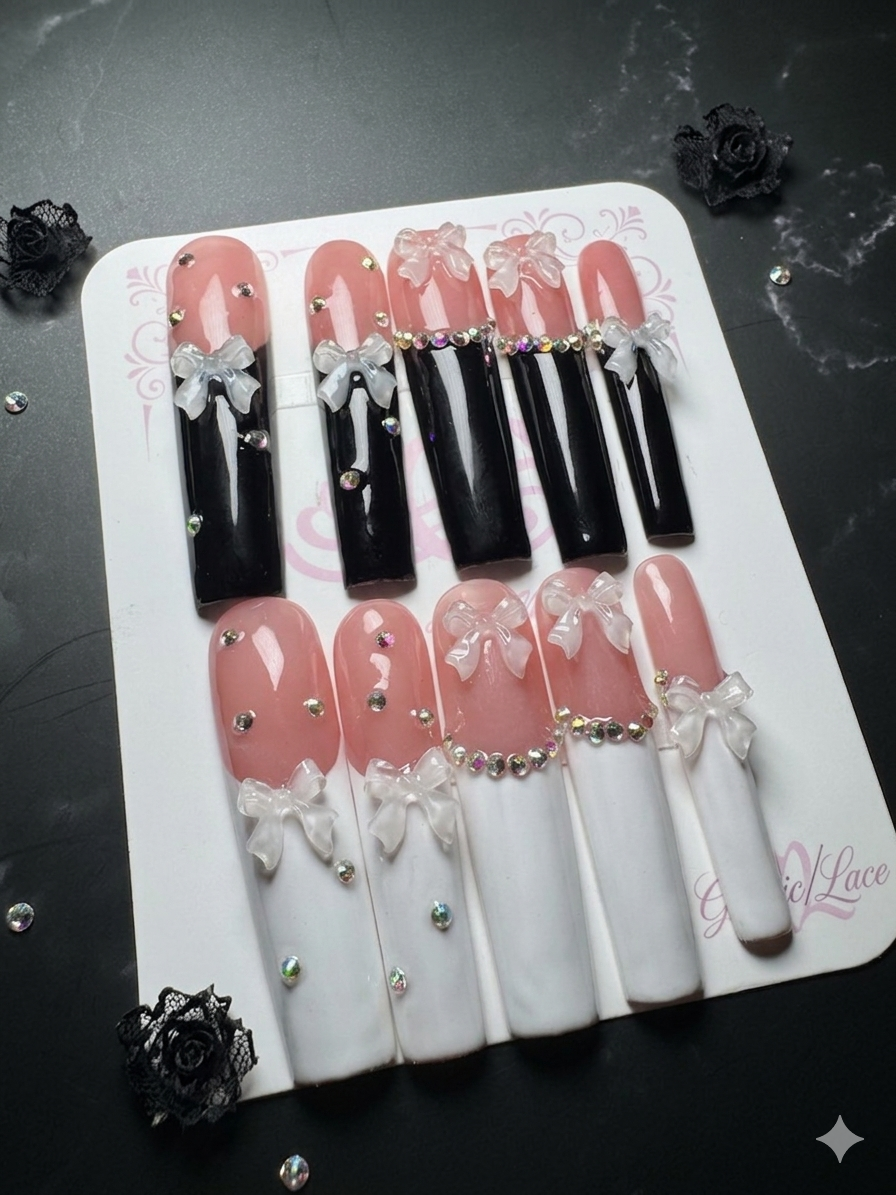 Blush Bow French Luxe Set