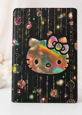 Midnight Kitty Glow A5 Binder