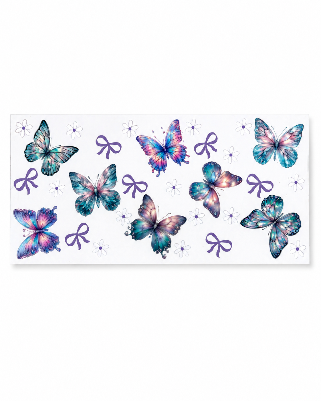 16 oz Butterfly UV DTF Cup Wraps