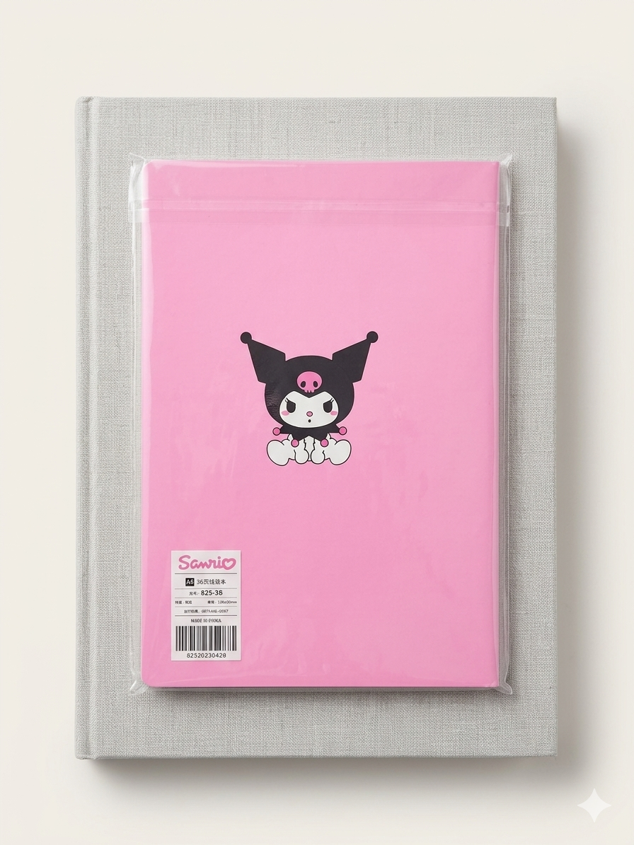 Pink Kuku Sweet Candy A5 Notebook