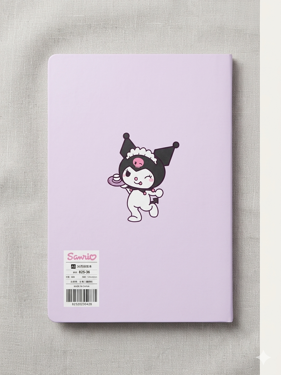 Purple Kuku Sweet Rebel A5 Notebook