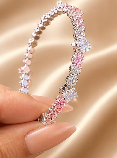 Blush Crystal Luxe Bangle