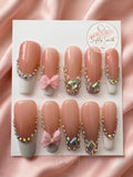 Crystal Keepsake Press-On Nails