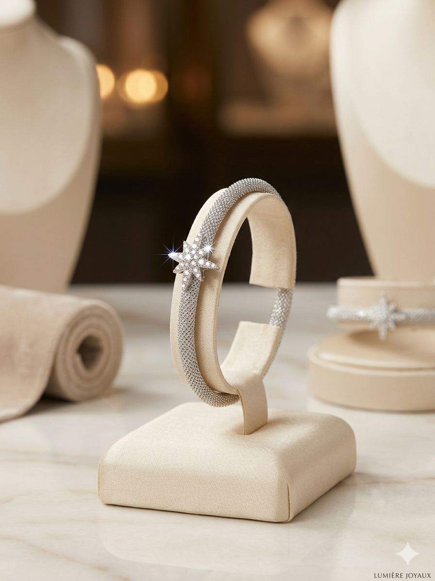 Celestial Mesh Clasp Bracelet