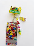 Sesame Street Beaded Badge Reel & Badge Buddy Set