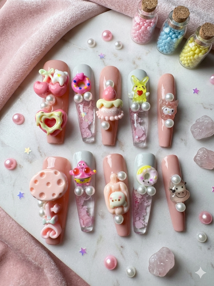 Sugar Rush Charm Set