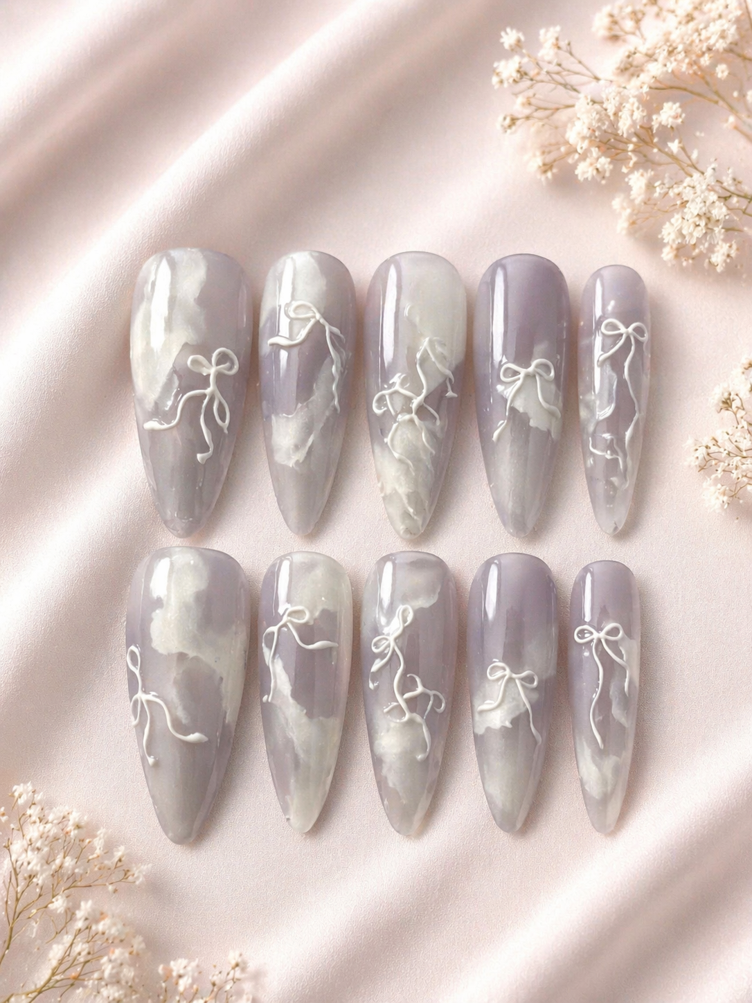 Cloud Veil Bow Set