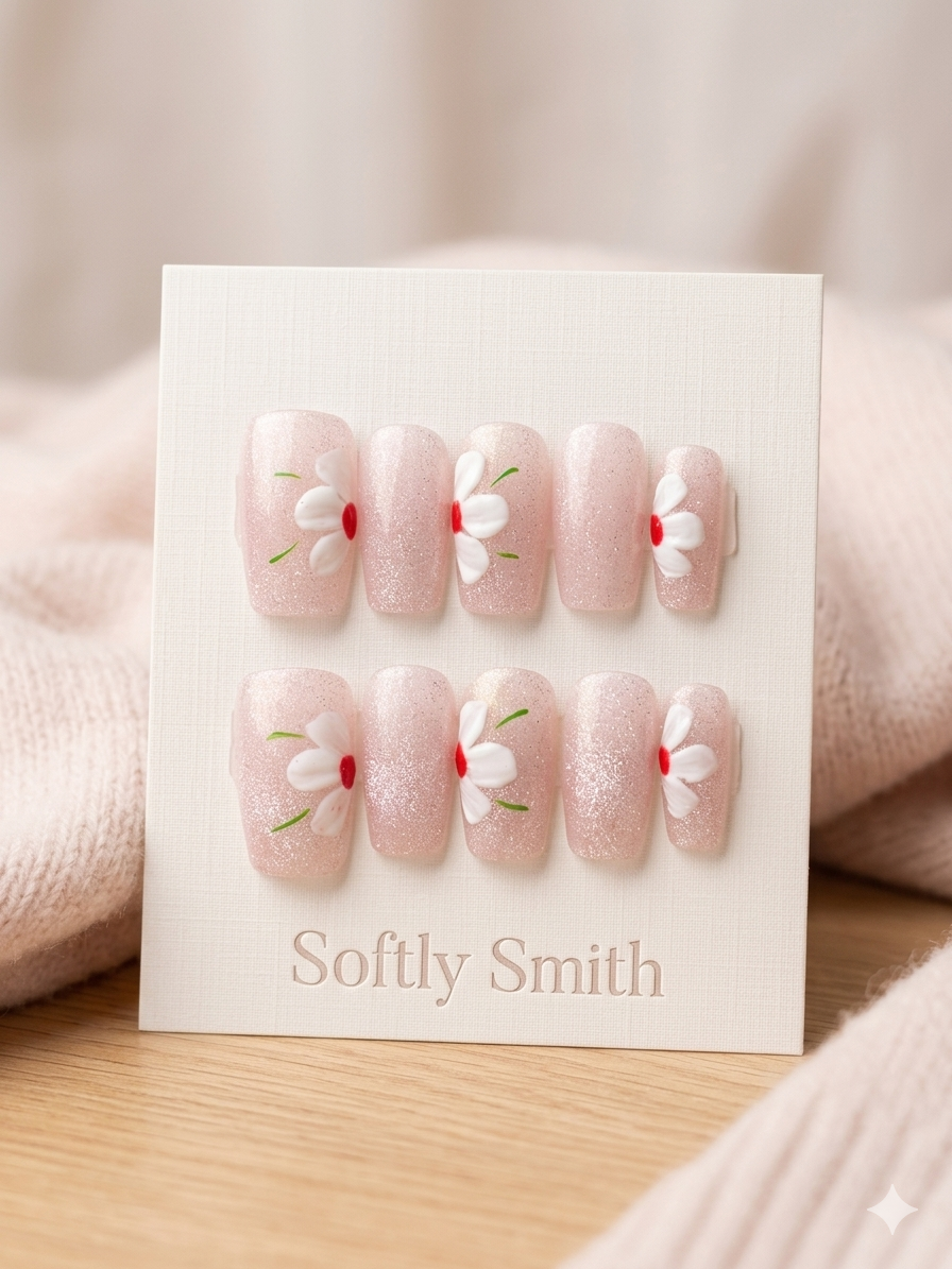 Strawberry Milk Daisy Set