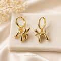 Soft Balloon Pup Earrings – Gold