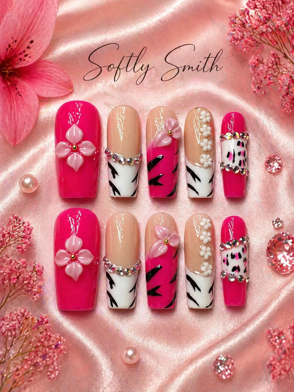 Pink Wildflower Glam