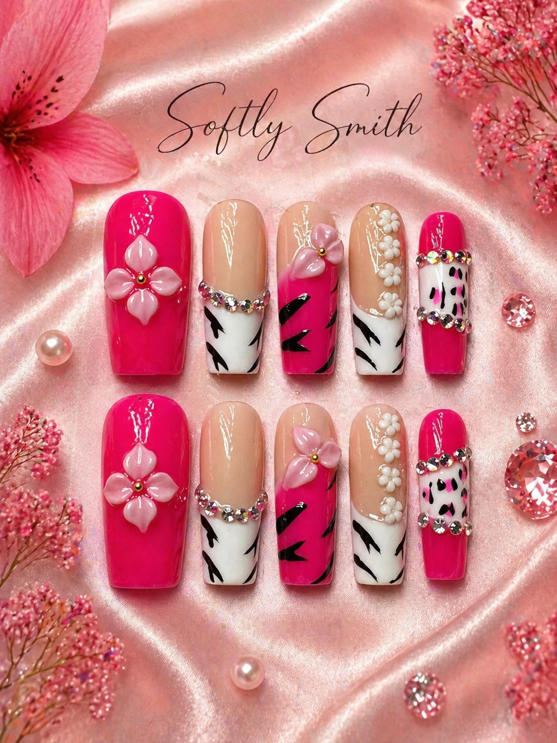 Pink Wildflower Glam