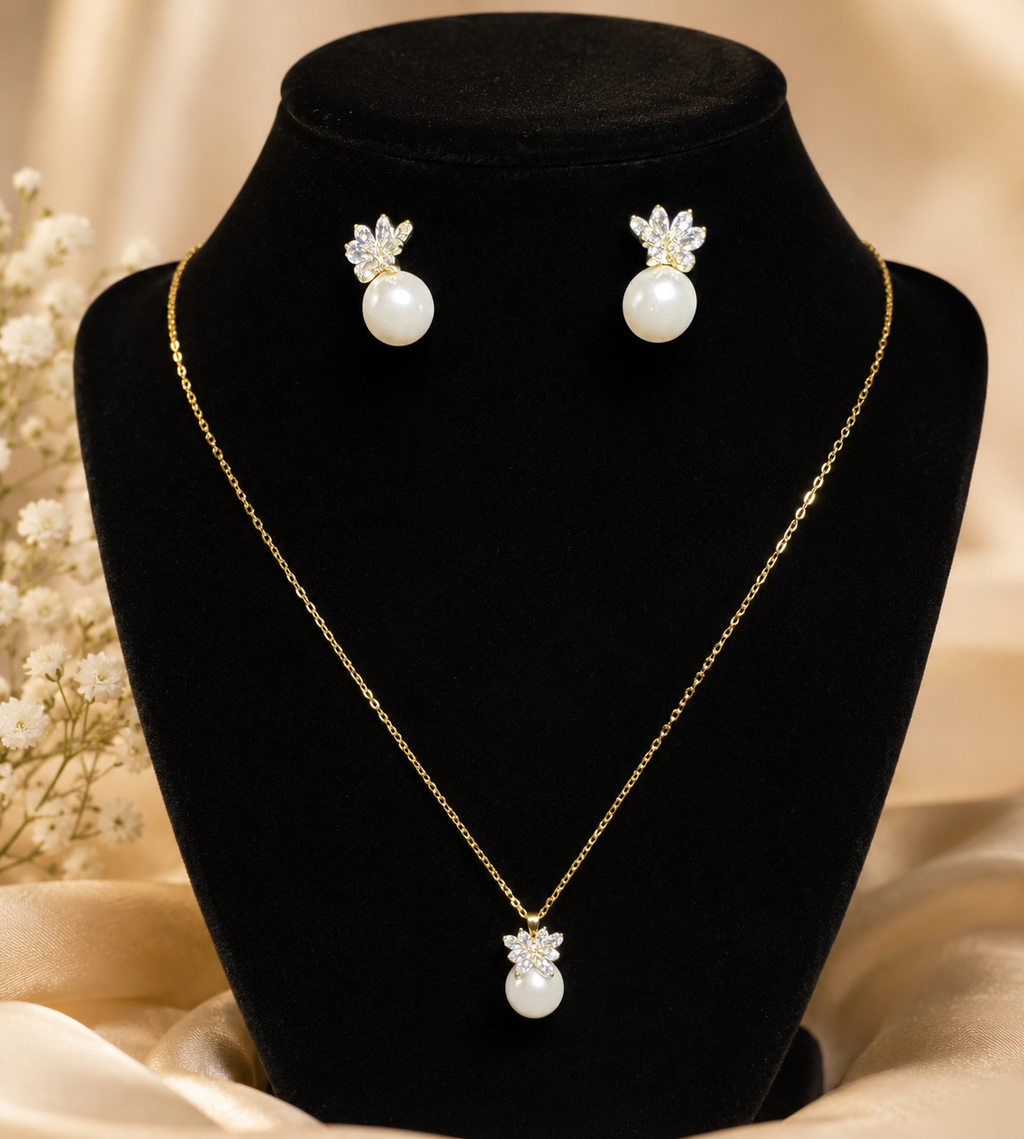 Pearl Bloom Jewelry Set