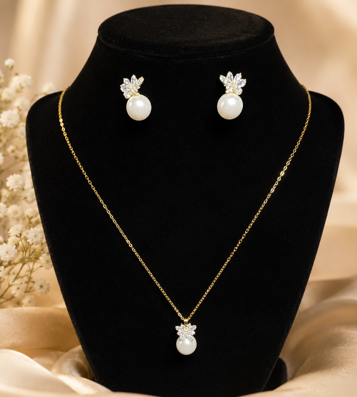 Pearl Bloom Jewelry Set