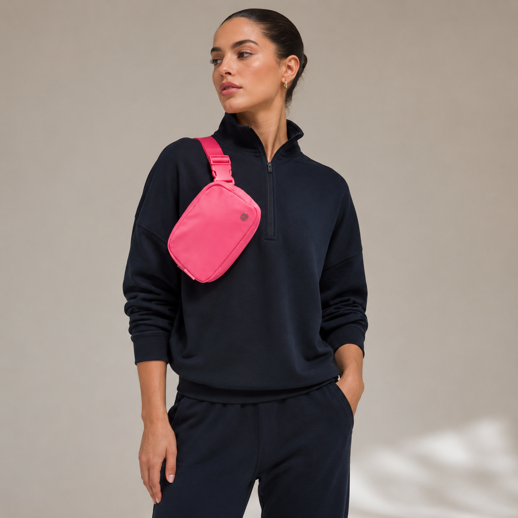 Bubblegum Sakura Crossbody Belt Bag