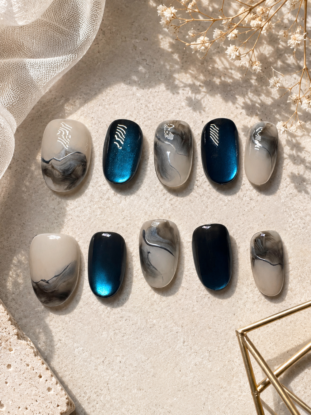 Midnight Marble Luxe