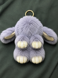 Bunny Plush Keychain Charm