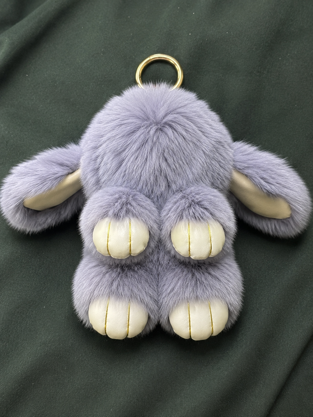 Bunny Plush Keychain Charm