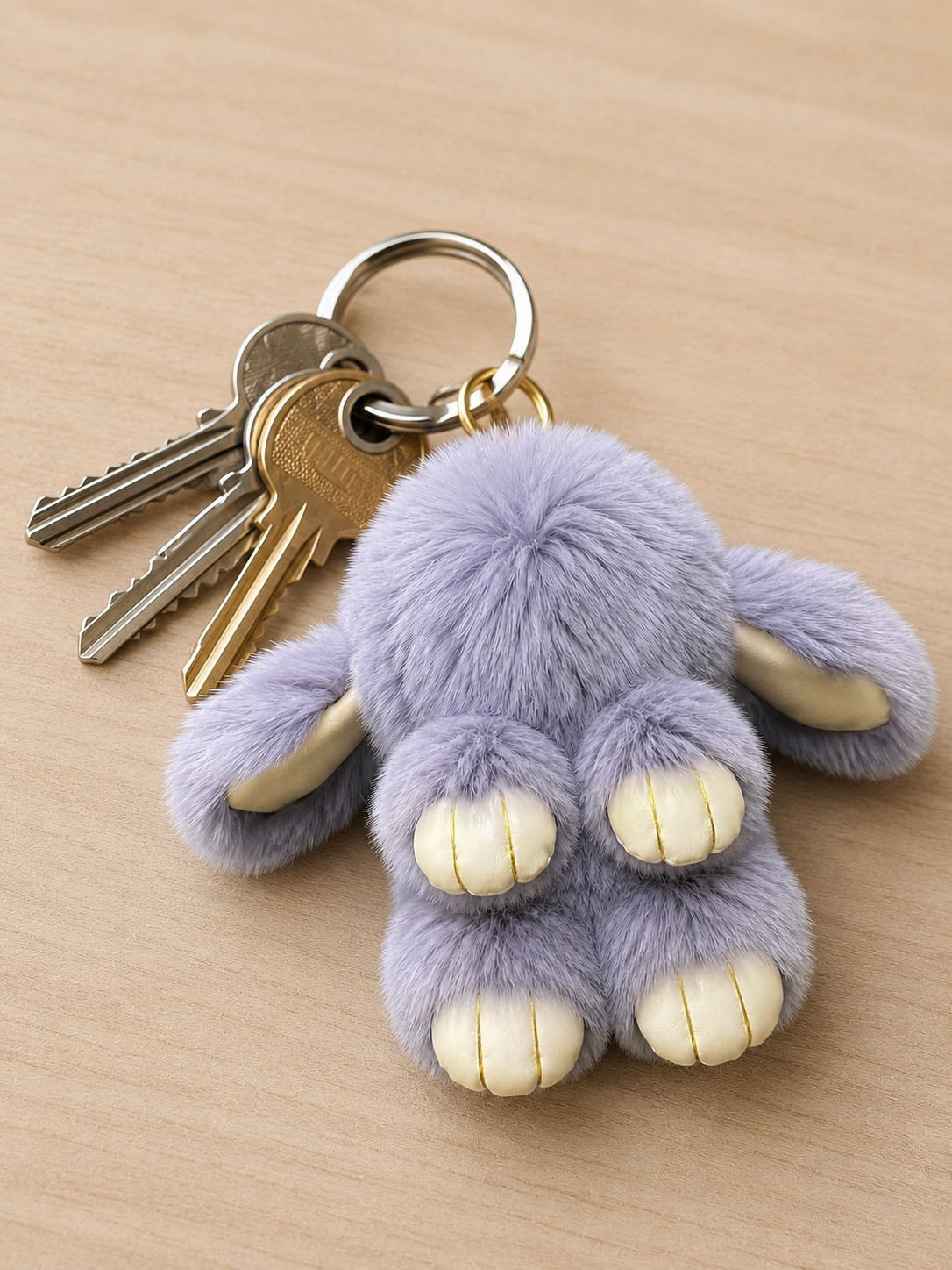 Bunny Plush Keychain Charm