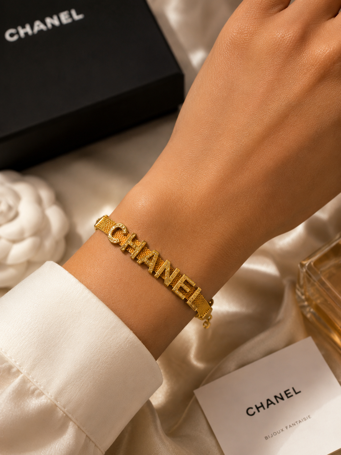 Maison Gold Mesh Bracelet