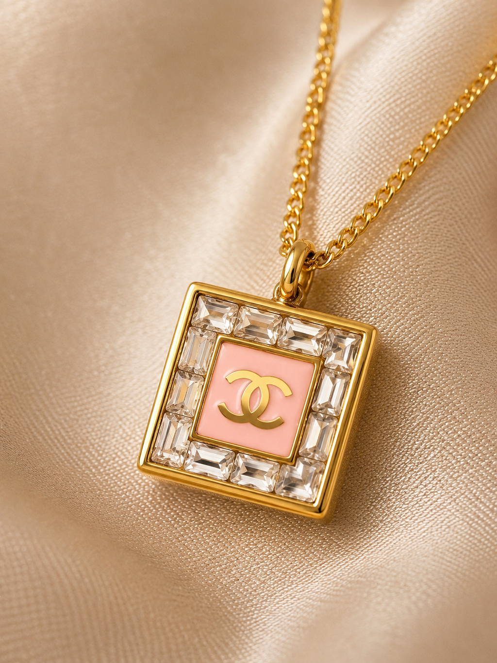 Maison Crystal Pendant Necklace