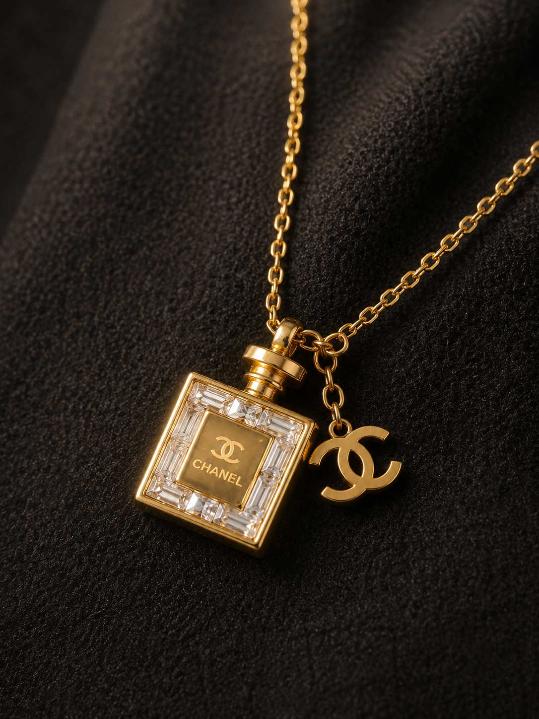 Lumière No. 5 Crystal Charm Necklace