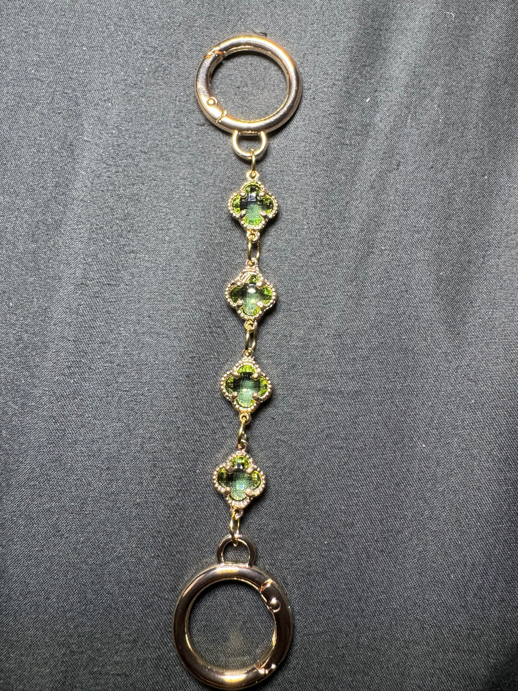 Peridot Luxe Charm Chain