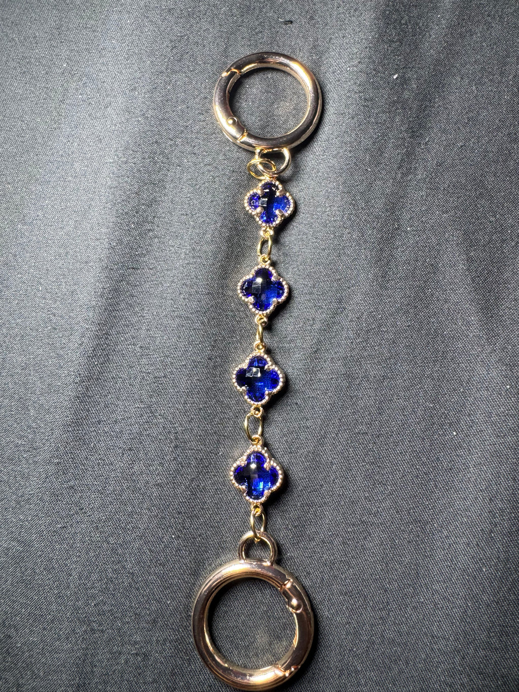 Midnight Sapphire Charm Chain