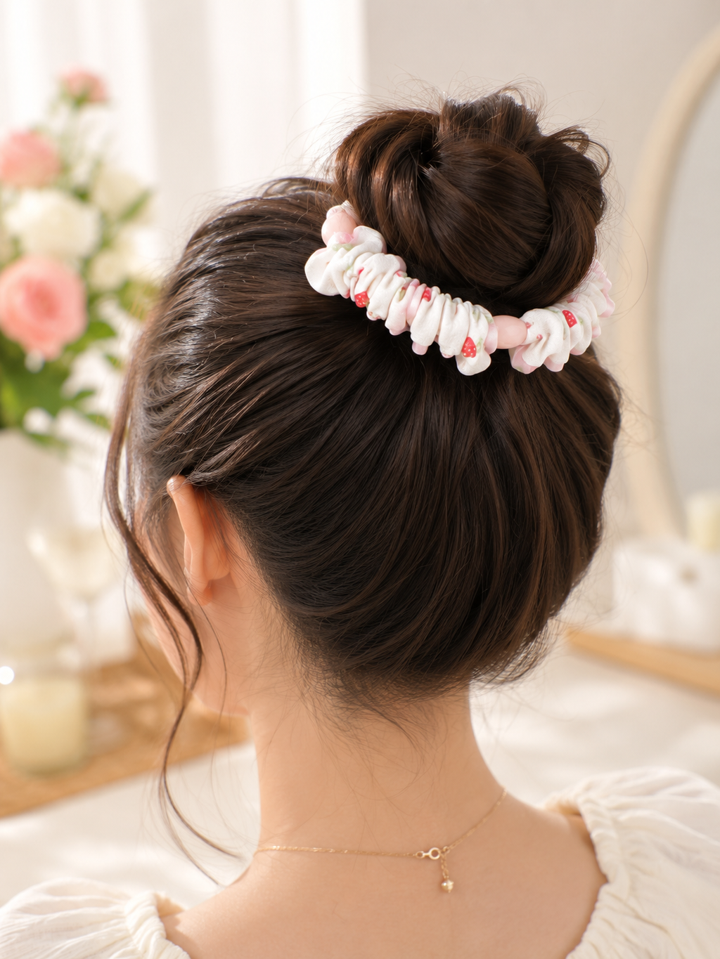 Cherry Kiss Scrunchie Set