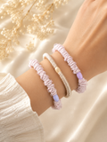 Lavender Whisper Scrunchie Trio