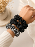 Midnight Muse Scrunchie Trio