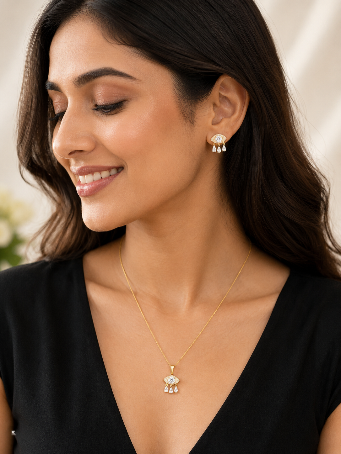 Luxe Evil Eye Jewelry Set