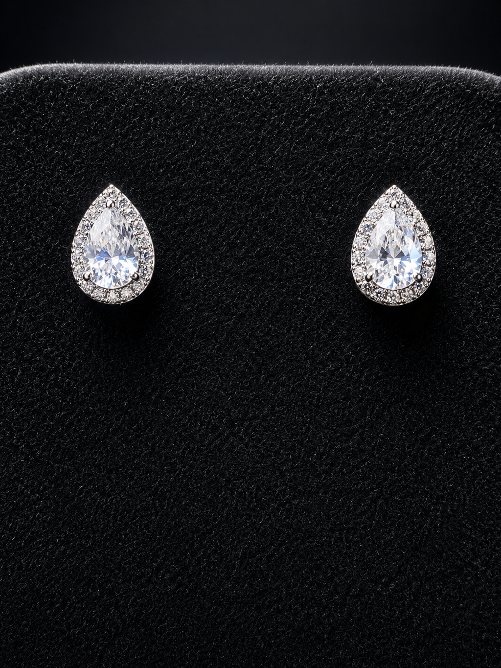 Silver Luxe Teardrop Jewelry Set