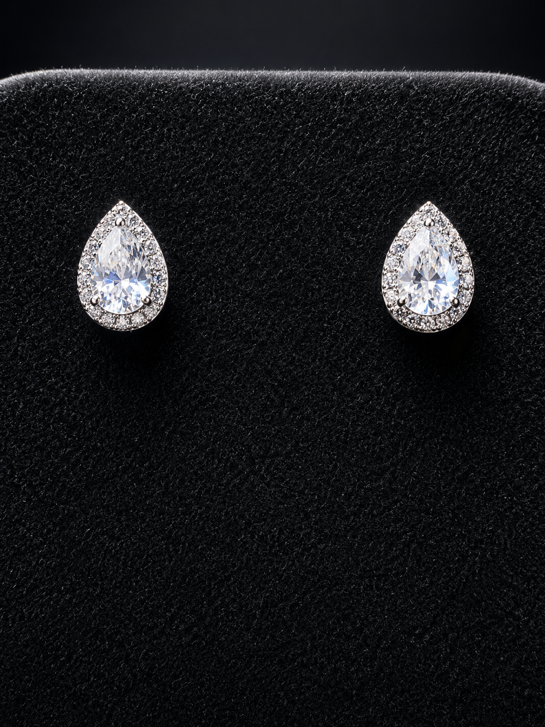 Silver Luxe Teardrop Jewelry Set