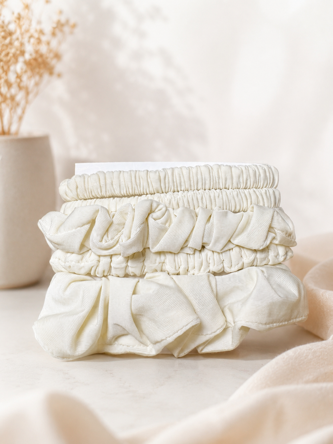 Cloud Cream Scrunchie Essentials Set