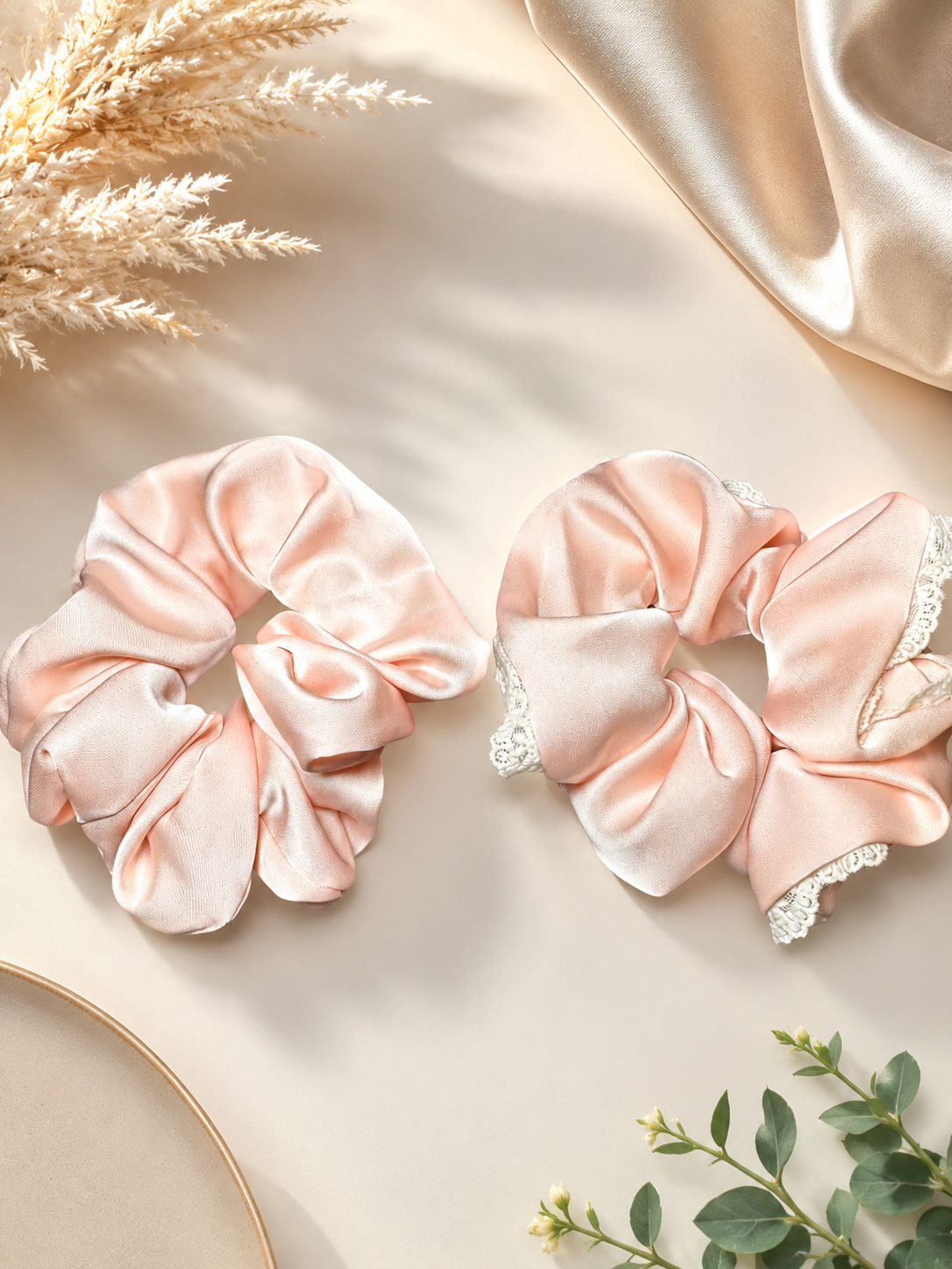 Romance Satin Scrunchie Set